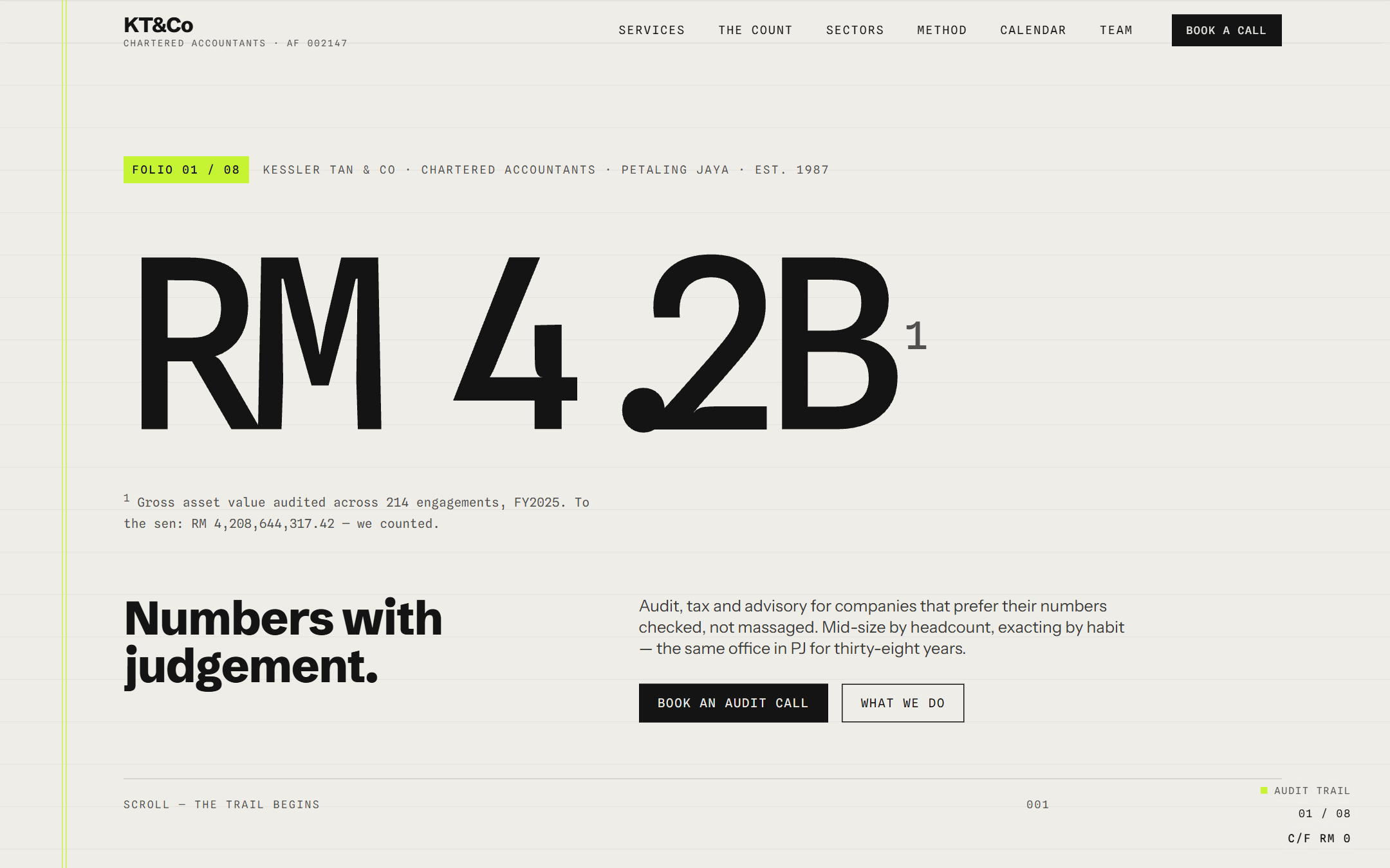 Kessler Tan template — live site preview