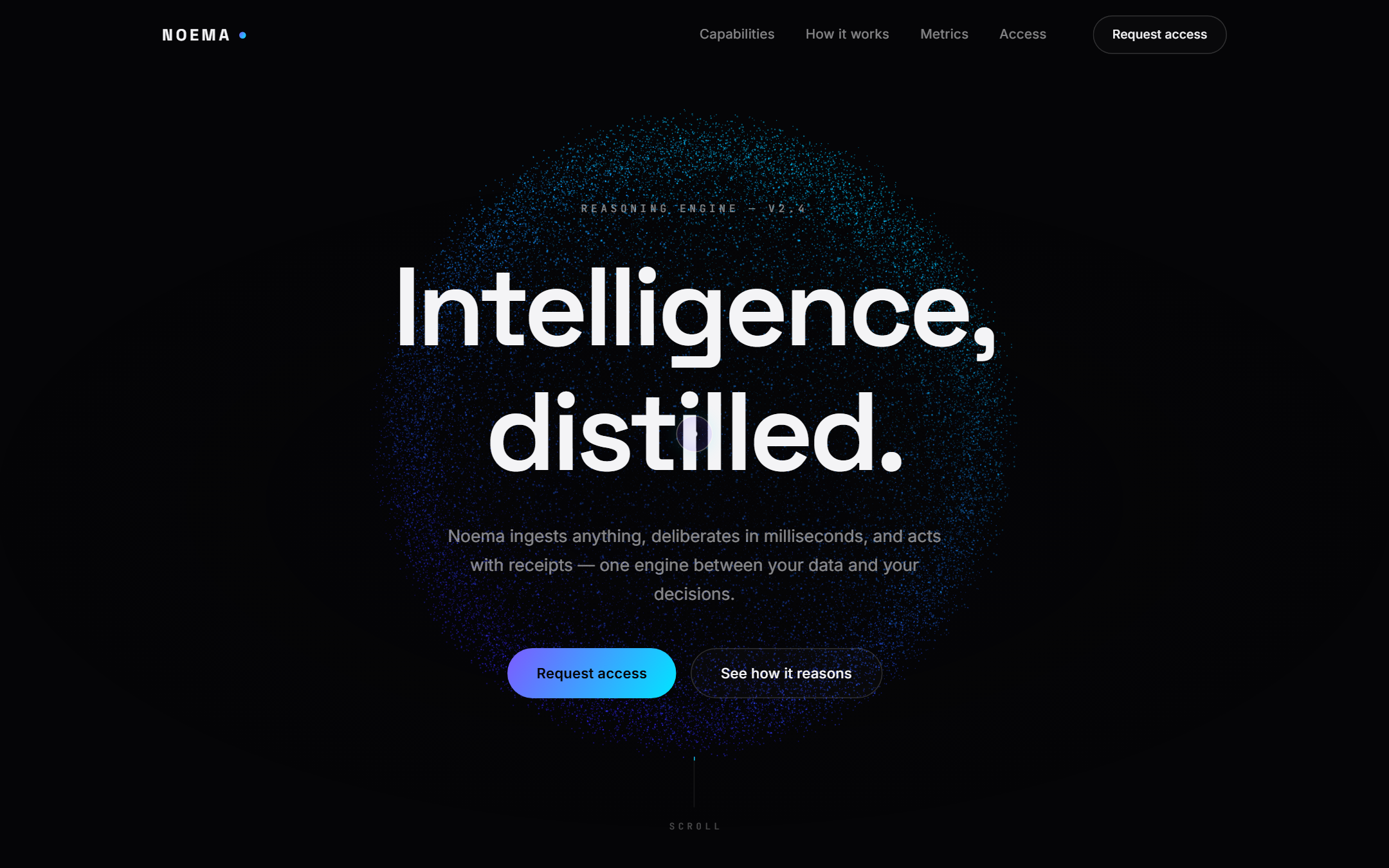 Noema template — live site, top of page