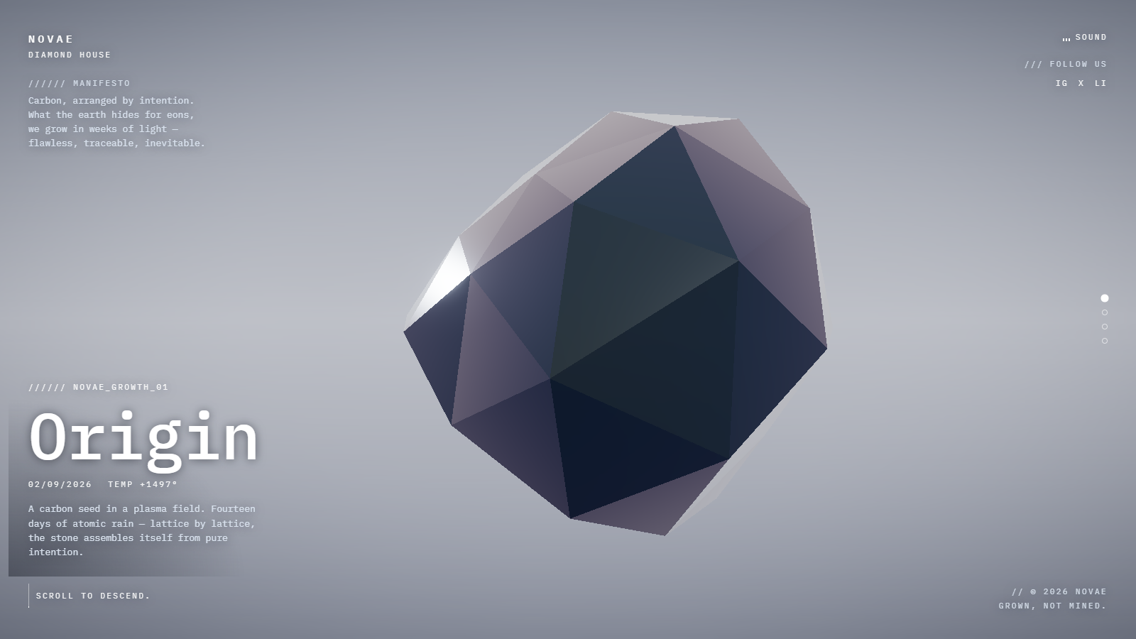 Novae template — live site preview